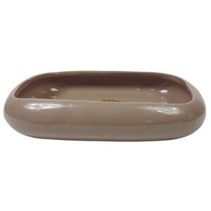 Vintage Rectangle Ceramic Planter Vase Shallow Pottery Bowl 11" MCM Made USA